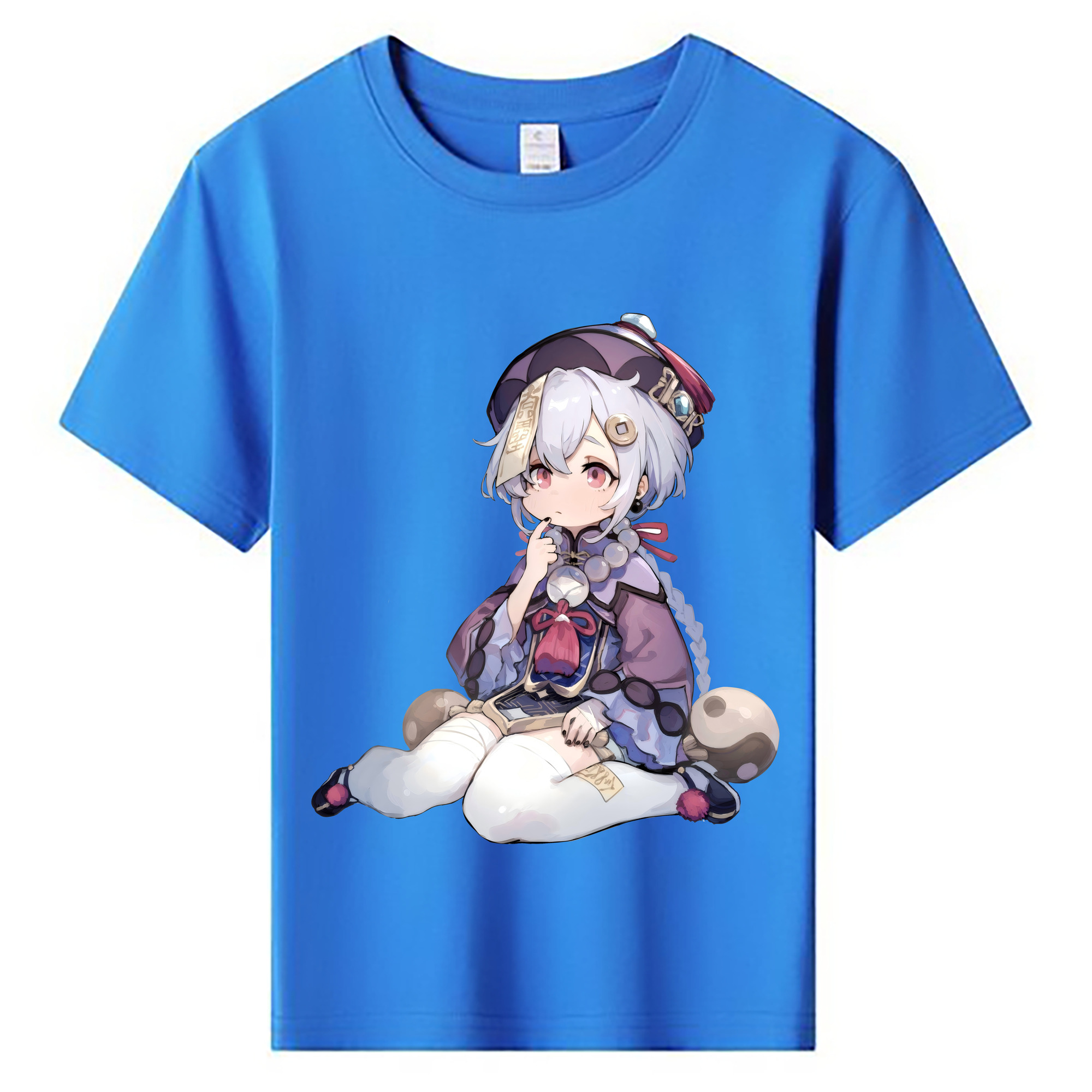 げんし神 七七 なな  genshin Nana 綿100％キッズTシャツ（フロントプリント）